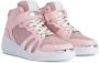 Giuseppe Zanotti high-top suede-panel sneakers Pink - Thumbnail 2