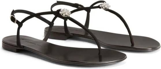 Giuseppe Zanotti Hollie crystal-embellished sandals Black