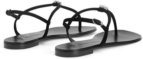 Giuseppe Zanotti Hollie crystal-embellished sandals Black