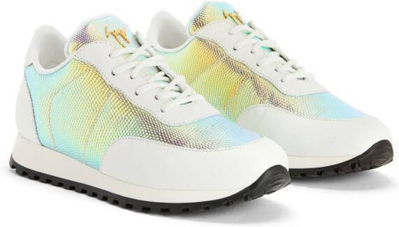 Giuseppe Zanotti holographic-effect low-top sneakers White