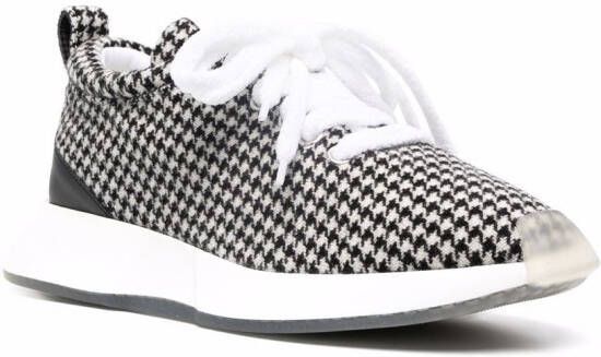 Giuseppe Zanotti houndstooth low-top sneakers Black