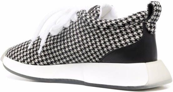 Giuseppe Zanotti houndstooth low-top sneakers Black