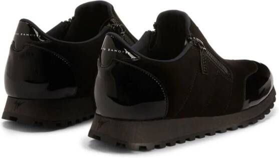 Giuseppe Zanotti Ilde Run velvet sneakers Black
