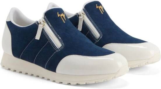 Giuseppe Zanotti Ilde Run zip-up sneakers Blue