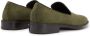 Giuseppe Zanotti Imrham logo-plaque suede loafers Green - Thumbnail 3