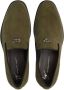 Giuseppe Zanotti Imrham logo-plaque suede loafers Green - Thumbnail 4