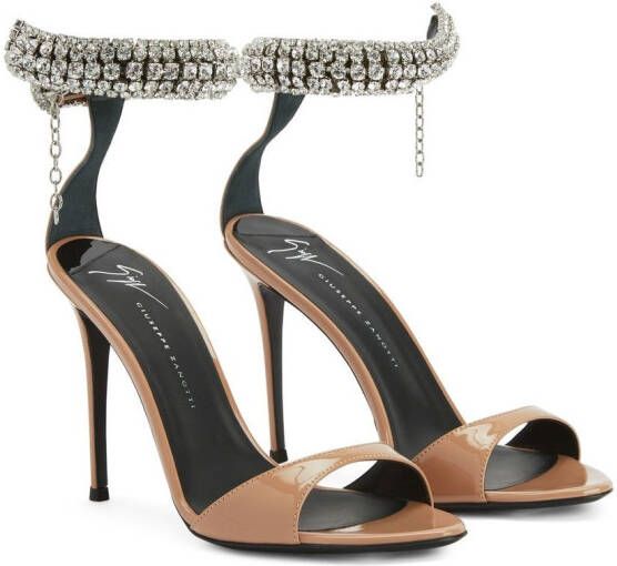 Giuseppe Zanotti Intrigo Bijoux 1055 sandals Neutrals