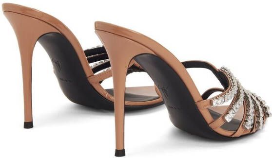 Giuseppe Zanotti Intriigo 105mm sandals Brown