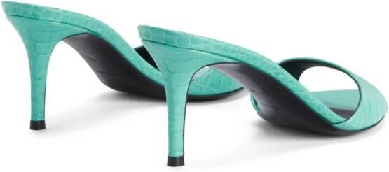 Giuseppe Zanotti Intriigo 70mm leather sandals Blue