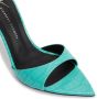 Giuseppe Zanotti Intriigo 70mm leather sandals Blue - Thumbnail 4
