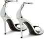 Giuseppe Zanotti Intriigo 90mm metallic-effect sandals Silver - Thumbnail 3