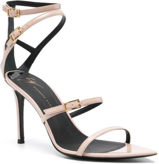 Giuseppe Zanotti Intriigo Abely 105mm leather sandals Pink