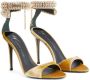 Giuseppe Zanotti Intriigo Bijoux 105mm velvet sandals Brown - Thumbnail 2