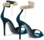 Giuseppe Zanotti Intriigo Bijoux 105mm velvet sandals Green - Thumbnail 3
