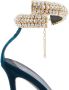 Giuseppe Zanotti Intriigo Bijoux 105mm velvet sandals Green - Thumbnail 4