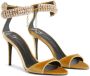 Giuseppe Zanotti Intriigo Bijoux 90mm velvet sandals Gold - Thumbnail 2