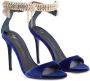 Giuseppe Zanotti Intriigo Bijoux velvet sandals Purple - Thumbnail 2