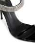 Giuseppe Zanotti Intriigo Galassia 105mm rhinestone-embellished satin sandals Black - Thumbnail 4