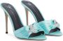 Giuseppe Zanotti Intriigo Knot embellished mules Blue - Thumbnail 2