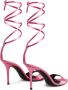 Giuseppe Zanotti Intriigo Laces 90mm satin sandals Pink - Thumbnail 3