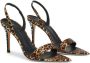 Giuseppe Zanotti Intriigo Leo 90mm silk sandals Brown - Thumbnail 2