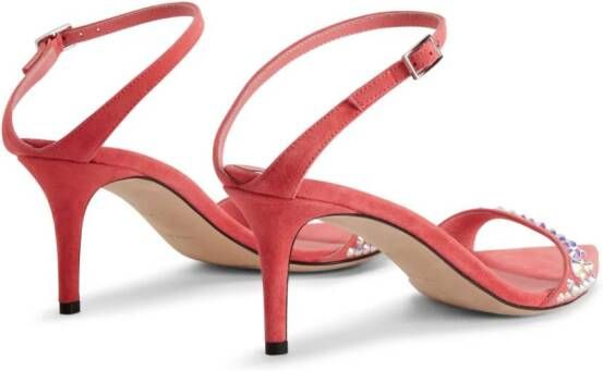 Giuseppe Zanotti Intriigo Queen rhinestone-embellished sandals Pink