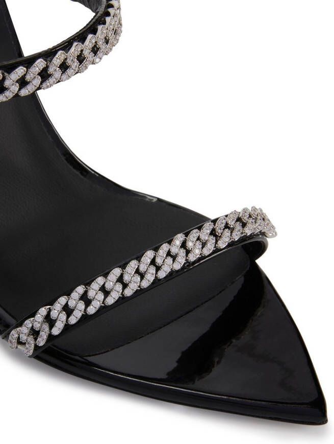 Giuseppe Zanotti Intriigo String 90mm sandals Black