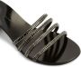 Giuseppe Zanotti Iride crystal-embellished leather sandals Black - Thumbnail 4