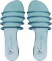 Giuseppe Zanotti Iride crystal-embellished slides Blue - Thumbnail 4