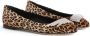Giuseppe Zanotti Iveery leopard-print ballerina shoes Brown - Thumbnail 2