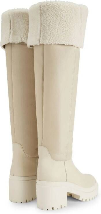 Giuseppe Zanotti Iwona 70mm leather boots Neutrals