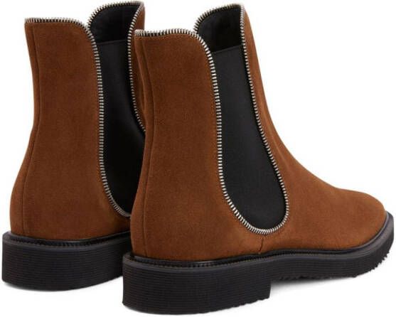 Giuseppe Zanotti Jaky suede Chelsea boots Brown