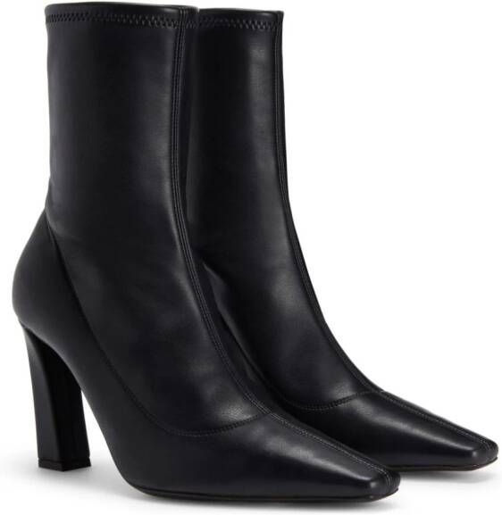 Giuseppe Zanotti Janiee slip-on leather ankle boots Black