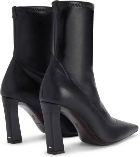 Giuseppe Zanotti Janiee slip-on leather ankle boots Black