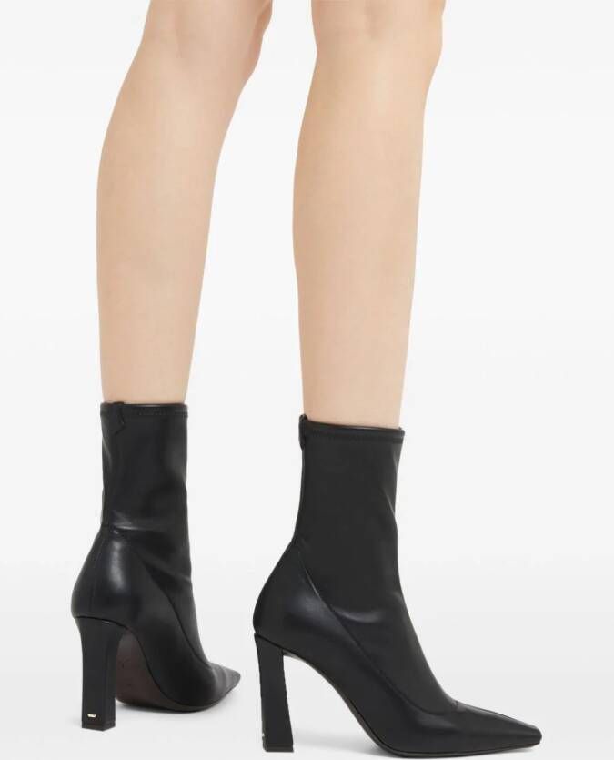 Giuseppe Zanotti Janiee slip-on leather ankle boots Black