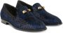 Giuseppe Zanotti Jareth snakeskin-print loafers Blue - Thumbnail 2