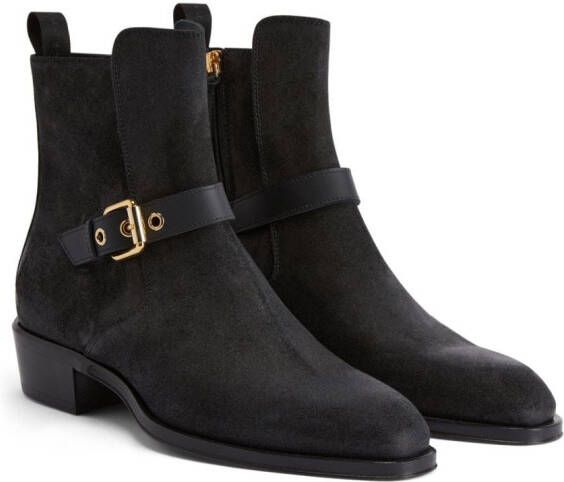 Giuseppe Zanotti Jhonny leather ankle boots Black