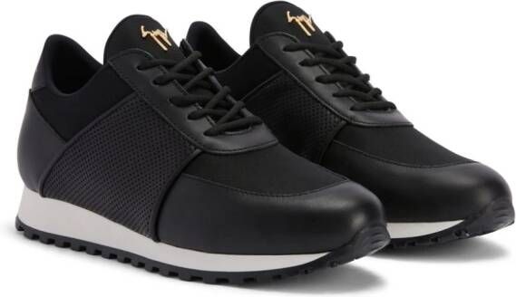 Giuseppe Zanotti Jimi Running leather low-top sneakers Black