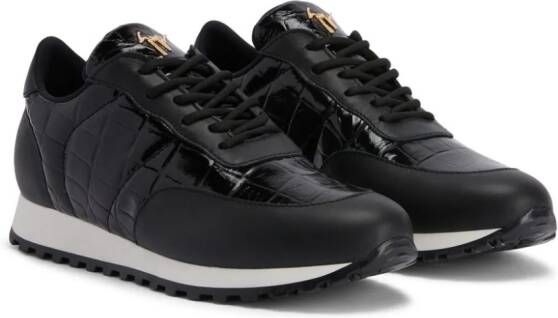 Giuseppe Zanotti Jimi Running low-top leather sneakers Black