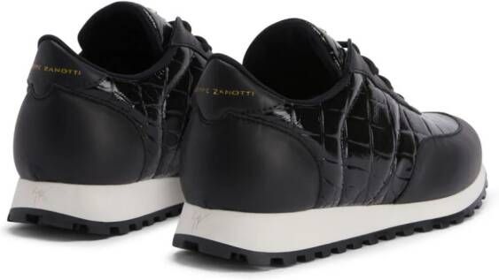 Giuseppe Zanotti Jimi Running low-top leather sneakers Black