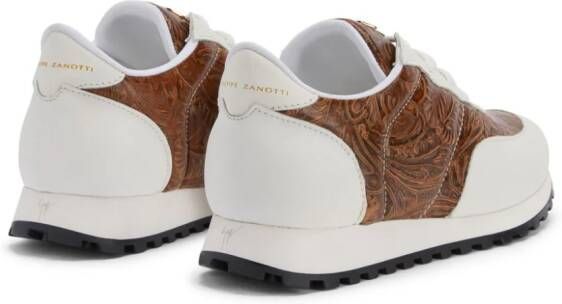 Giuseppe Zanotti Jimi Running panelled leather sneakers White