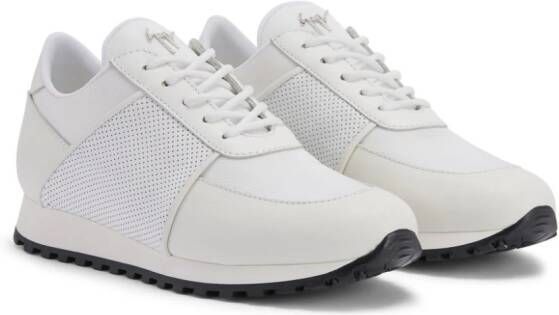 Giuseppe Zanotti Jimi Running leather sneakers White