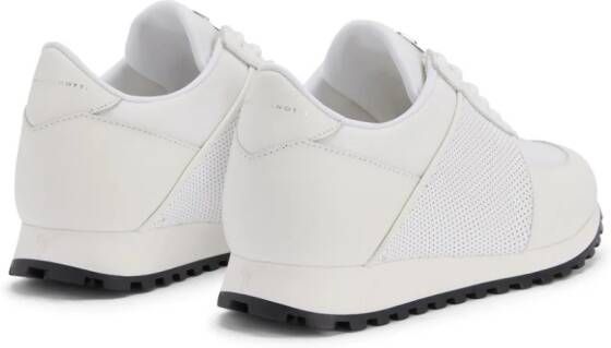 Giuseppe Zanotti Jimi Running leather sneakers White