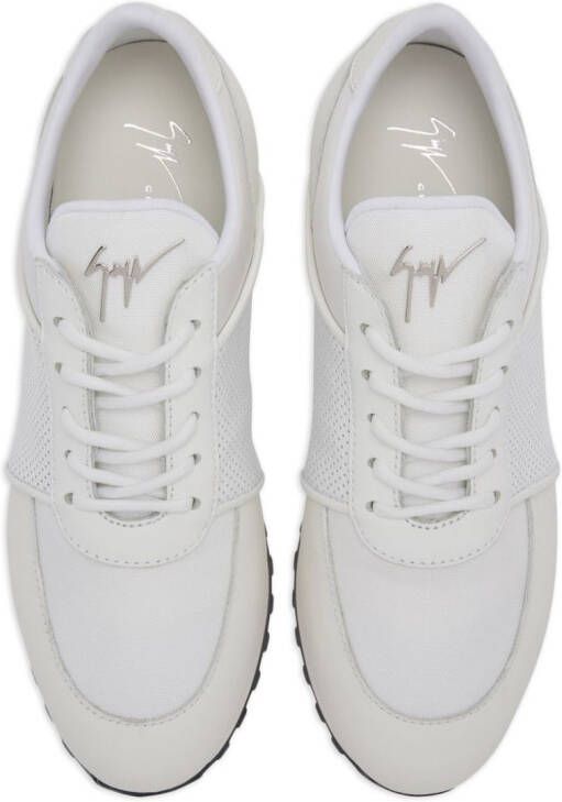 Giuseppe Zanotti Jimi Running leather sneakers White