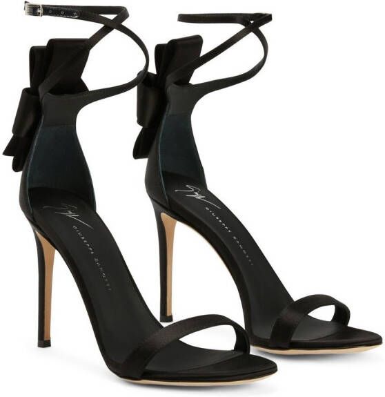 Giuseppe Zanotti Jodene bow-detailing sandals Black