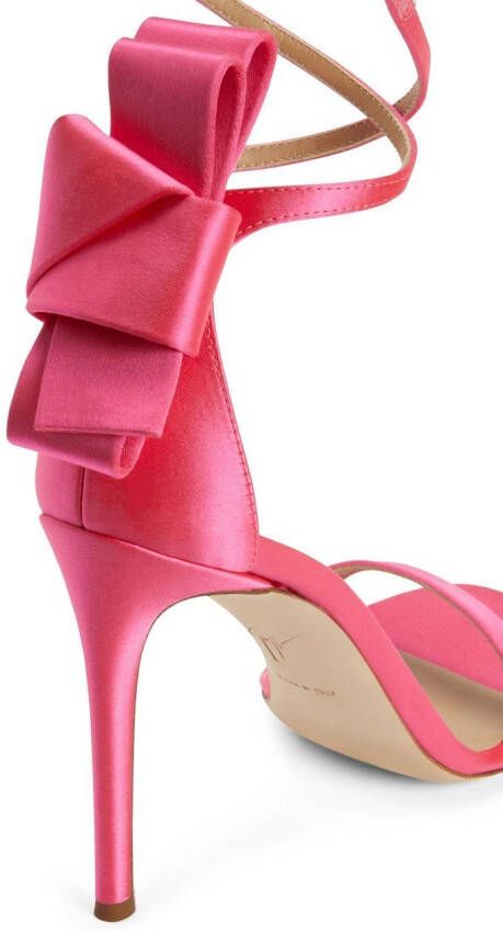 Giuseppe Zanotti Jodene bow-detailing sandals Pink