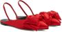 Giuseppe Zanotti Johanna bow-detail satin sandals Red - Thumbnail 2