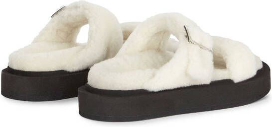 Giuseppe Zanotti Jolanda Winter open-toe sandals White