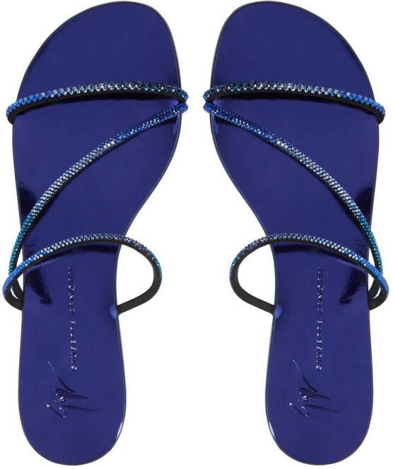 Giuseppe Zanotti Julianne slip-on sandals Blue