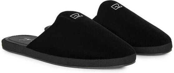 Giuseppe Zanotti Jungle Fever slippers Black